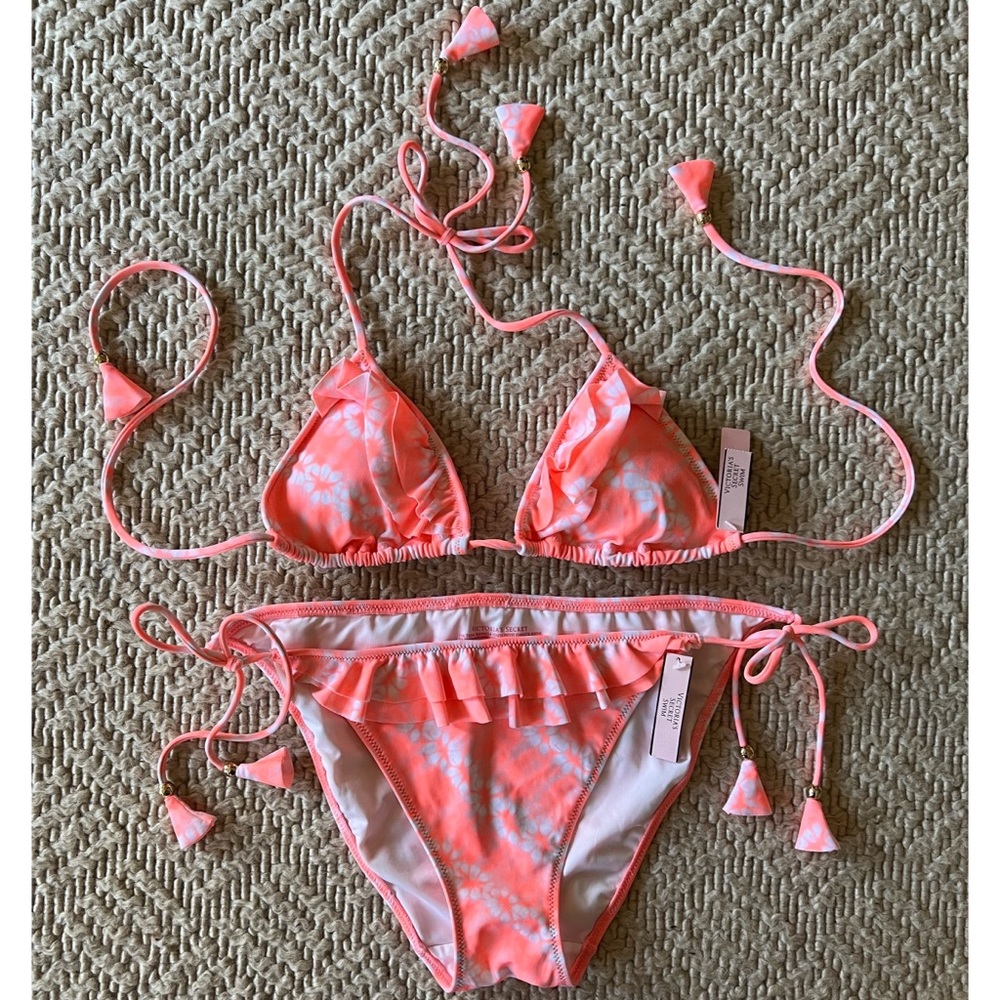 NWT Victoria’s Secret Teeny Triangle (S) and Bikini (L)